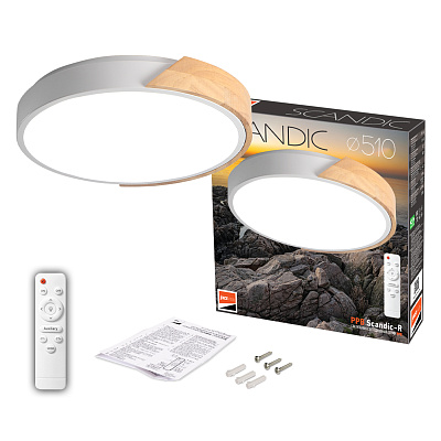 Светильник светодиодный потолочный PPB Scandic-R 90w DIM 3000-6500K WH/W IP20